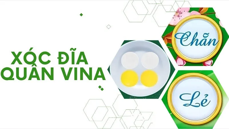 Alt: Bàn chơi xóc đĩa quân Vina với các quân vị và bát úp