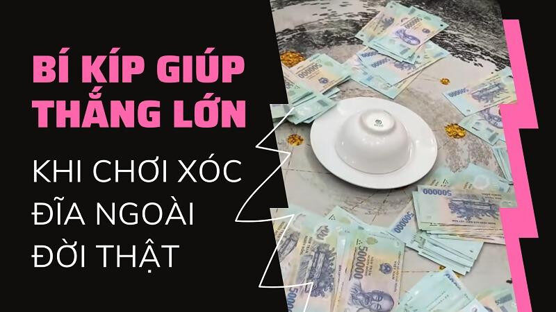 Alt: Người chơi chiến thắng trong trò xóc đĩa