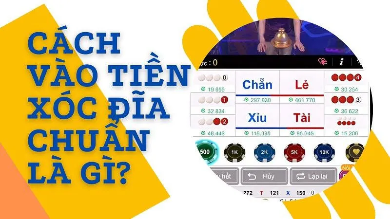 Mô tả cách vào tiền xóc đĩa chuẩn